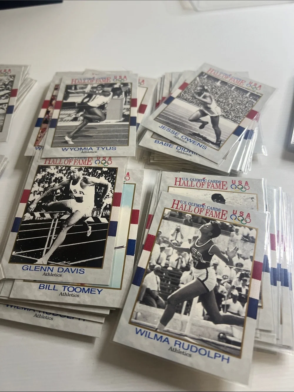 US Olympic Hall of Fame Athletics Trading Card Lot of 20